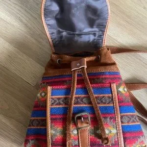 Bags | Suede Backpack Southwestern Wool Ecuador | Poshmark display picture 1